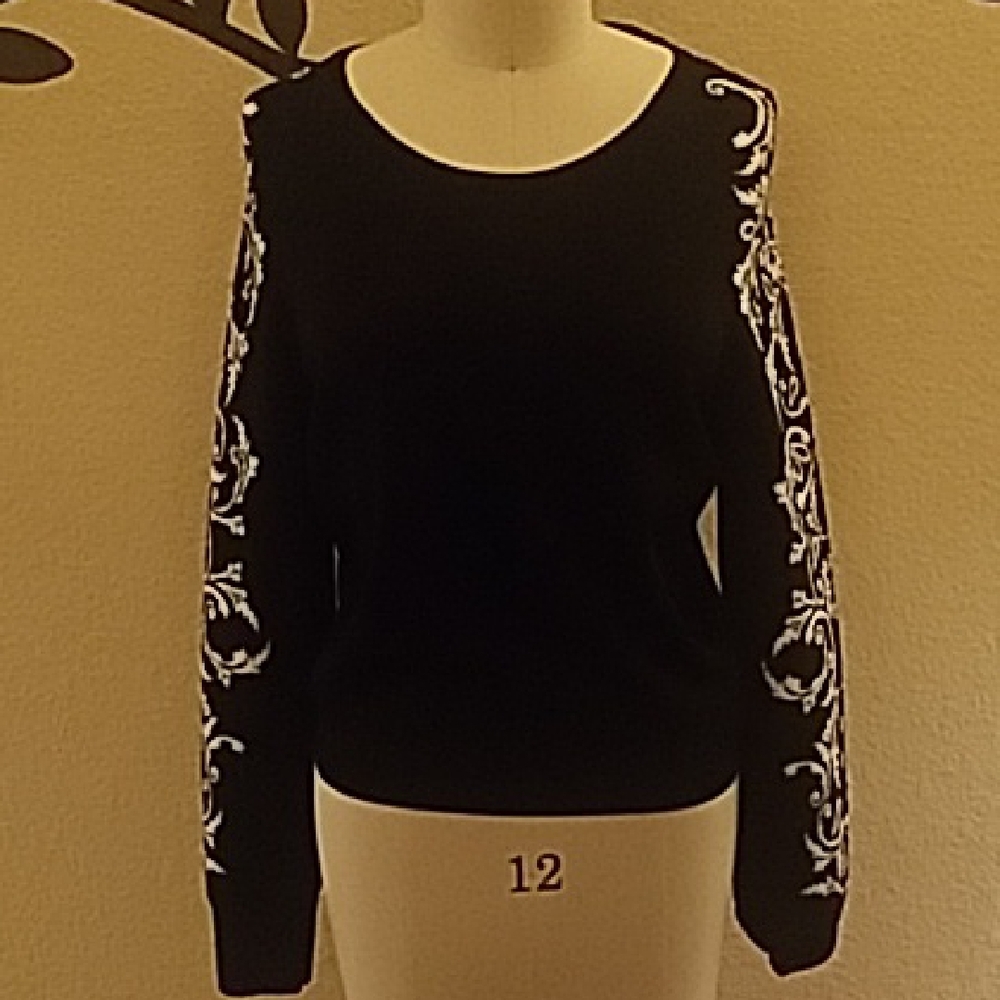 Rebecca Minkoff Black Frieze Sweater
